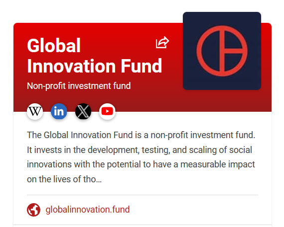 Opportunity Brief: Global Innovation Fund (GIF)